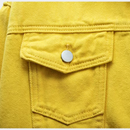 Jaqueta Jeans Elise Amarelo Mostarda