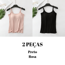 Blusa 2 em 1 com Sutiã Embutido - Kits