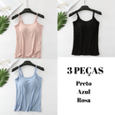 Blusa 2 em 1 com Sutiã Embutido - Kits