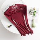 Suéter Emory Gola de Renda