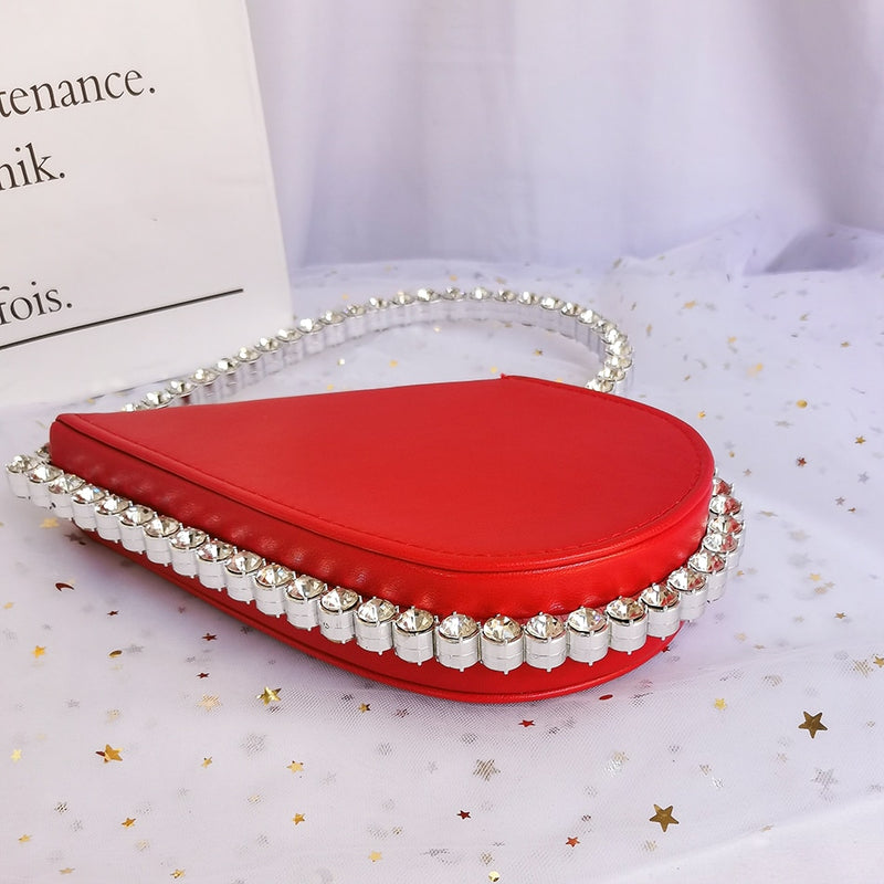 Bolsa Carmem Coração de Diamante