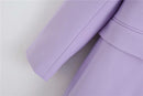 Blazer Lilás Outerwear Feminino