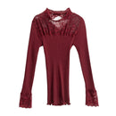 Suéter Emory Gola de Renda