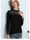 Suéter Emory Gola de Renda