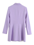 Blazer Lilás Outerwear Feminino