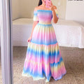 Vestido Estampado Longo Lydia